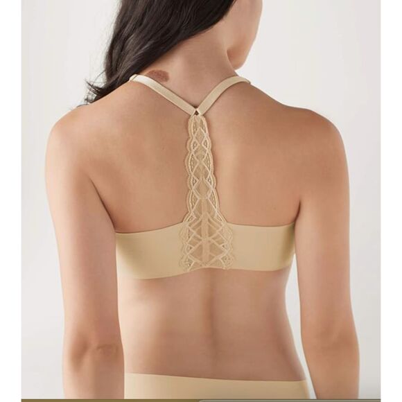 True‎ Body Triangle Lace Racerback Bra Bralette Desert Medium - Picture 3 of 6